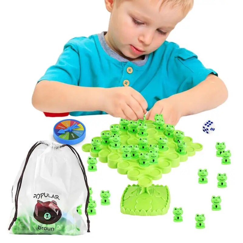 Balance Game Counting Tree Frog Board Game Educational Number Toy ...
