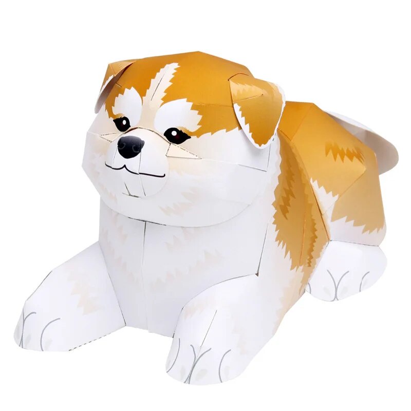 ≈Akita Shiba Inu Folding Handmade Origami Art Mini Cute 3D Paper Model ...