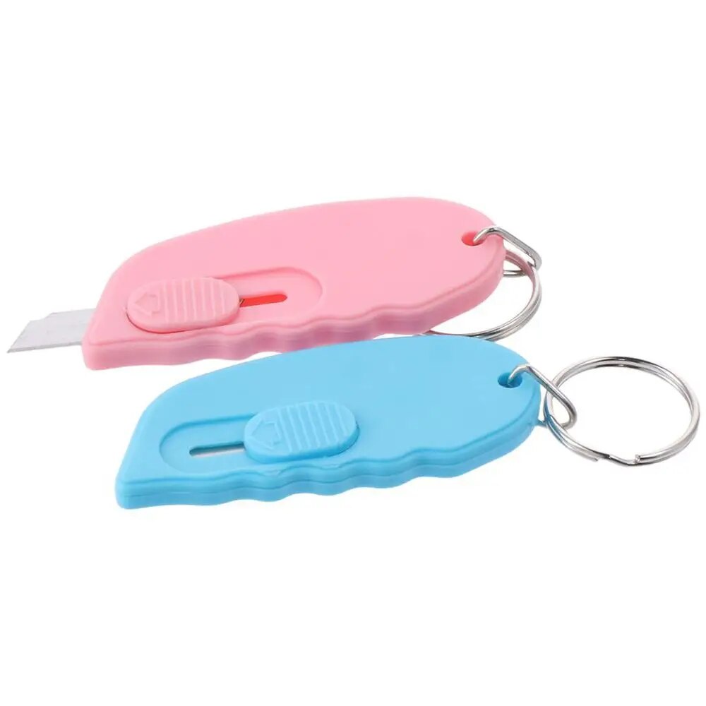 12 Pcs Mini Box Cutter Portable Auto Retractable Blade 12 Pcs Envelope ...