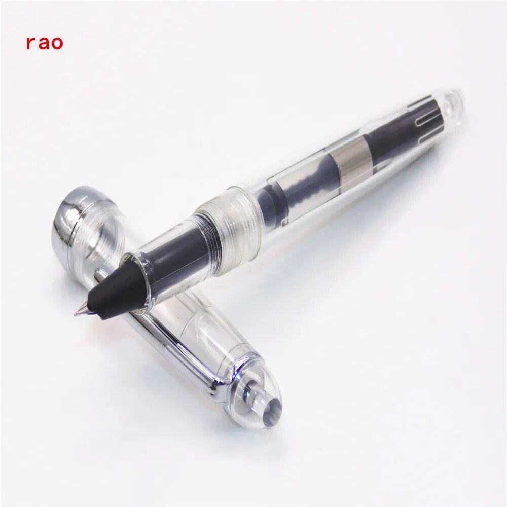 Jinhao 992 Transparent white Colour spiral office student Extra Fine ...