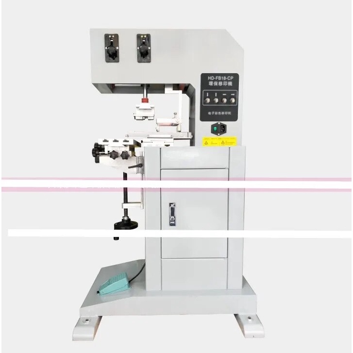 Pneumatic Sealed Ink Cup Pad Printer Printing Machine 1 Color +1 Cliche ...