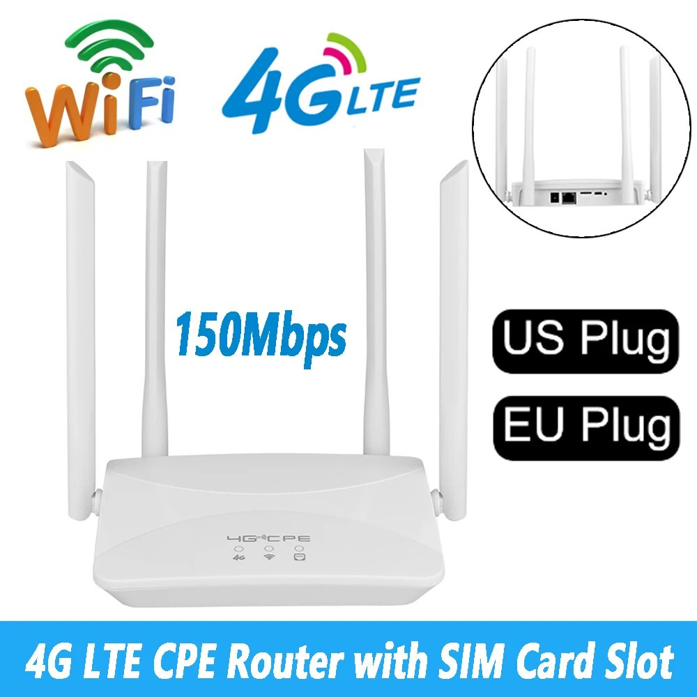 Mbps G Lte Wireless Router Hotspot Rj Usb Wifi Wireless Lte Cpe