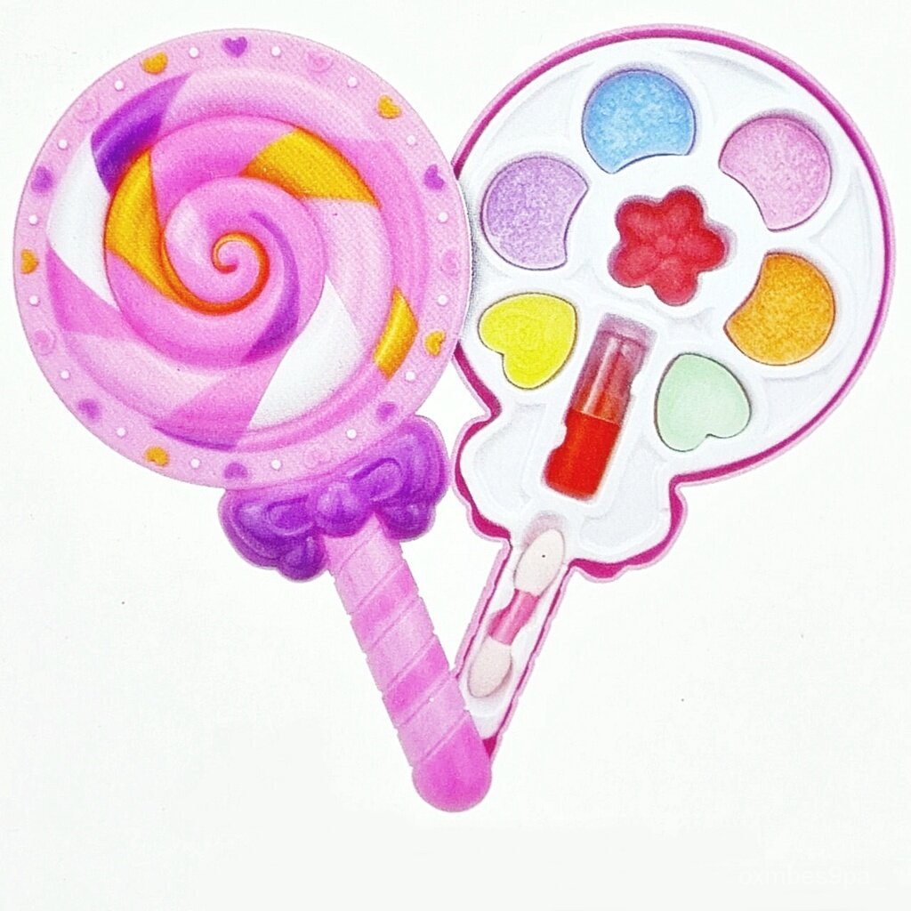 (T15) kids toys colorful lollipop makeup set cosmetic toy makeup kit