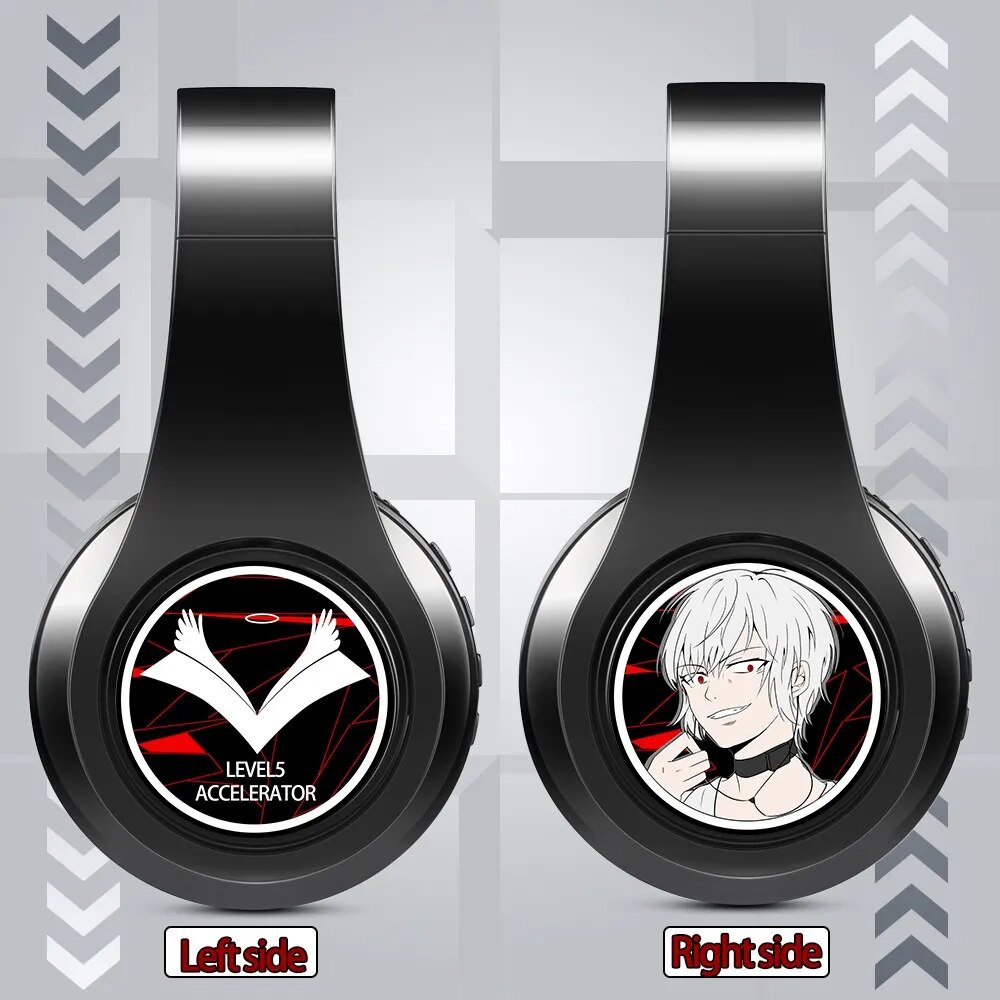 Anime Headphones Toaru Majutsu No Index Accelerator Wireless Bluetooth ...