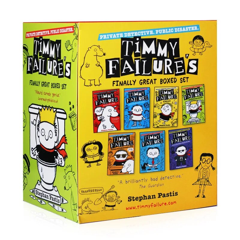 7 Books/Set Timmy Failure Book Collection Series Kids English Reading ...