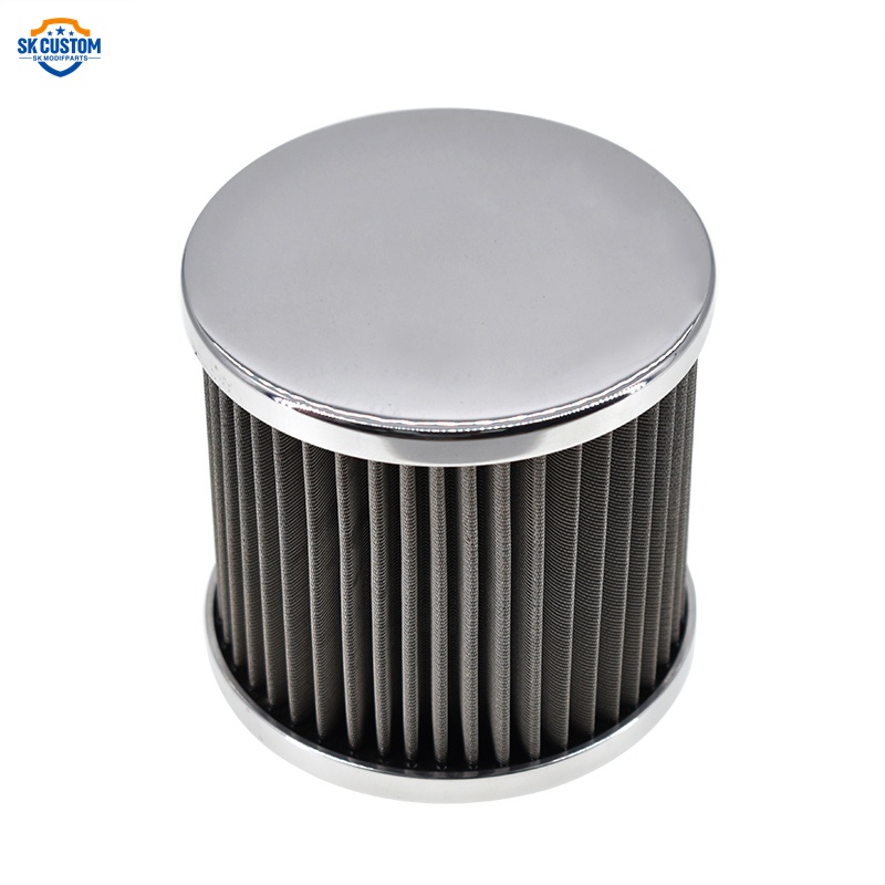 SK CUSTOM Universal Aluminum Air Intake Crankcase Breather Filter Valve