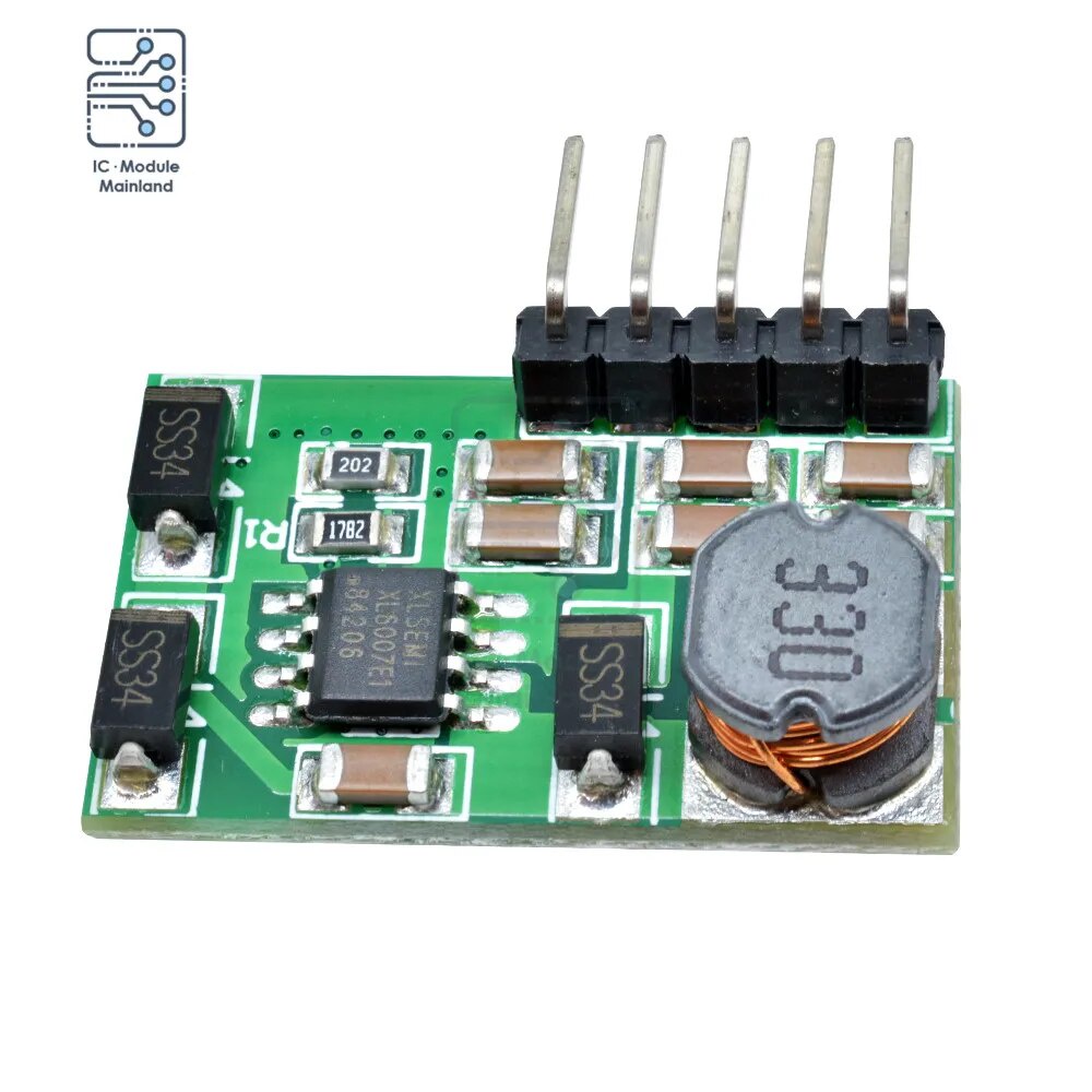 1Pcs 0.9V 5V DC DC Adjustable Step Up Boost Power Converter Board Module 96% Tra - Foto 11