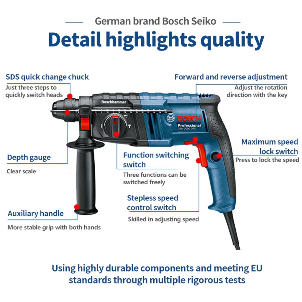 BOSCH Genuine Portable Welding Machine inverter set 3 in 1 Power