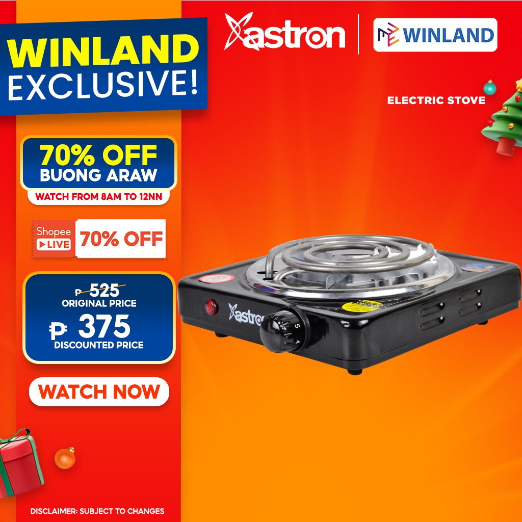 Astron by Winland Electric Stove Single Burner Electric Cooking ES