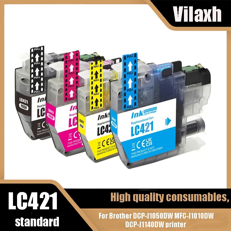 Cartucce Inkadoo Compatibili Per Brother LC-421M – Adatte A DCP-J1050DW, DCP-J1140DW E MFC-J1010DW