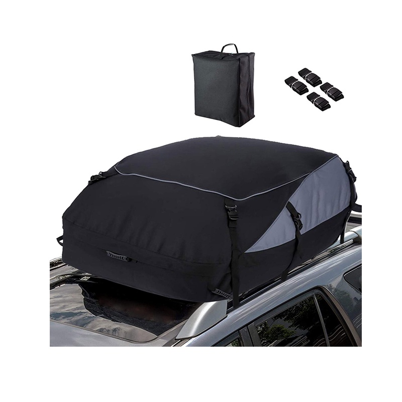 Waterproof 20 Cubic Feet Rooftop Cargo Carrier Box Vehicle Car Roof Top ...