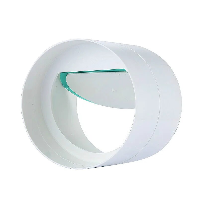 PVC exhaust fan check valve air damper value round pipe Bathroom ...