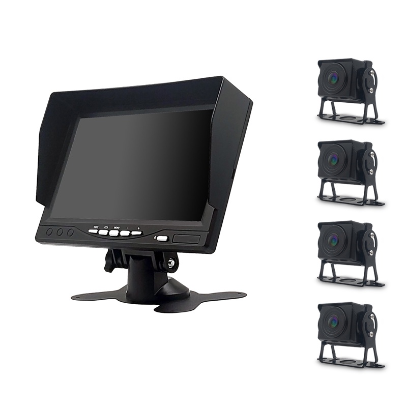 LCD screen dashboard reverse camera display car monitor with remote ...