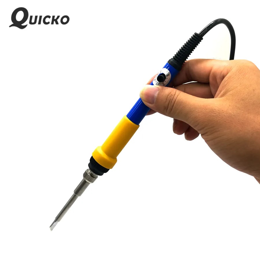 ☽QUICKO T12 Mini Adjustable Temperature Electric Soldering Iron DC24V