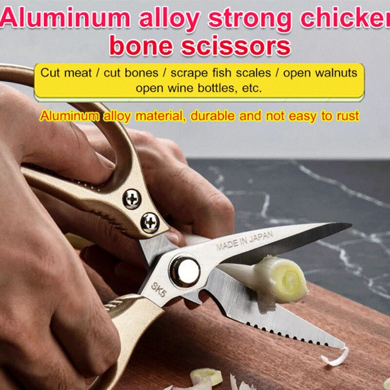 KATA Kitchen Scissors Chicken Bone Kitchen Shears,Duck Fish Cutter ...