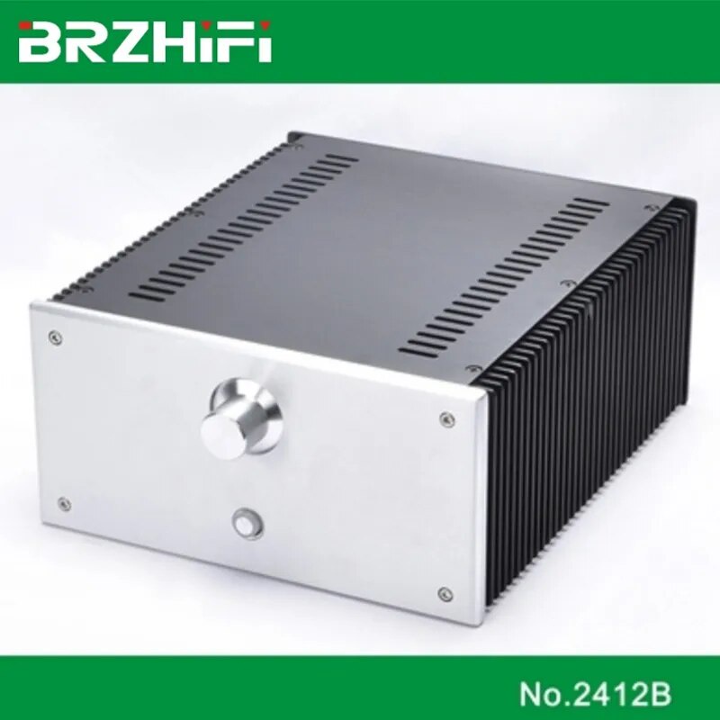 56k BRZHIFI BZ2412B Aluminum Alloy Chassis 1969 Class A Power Amplifier