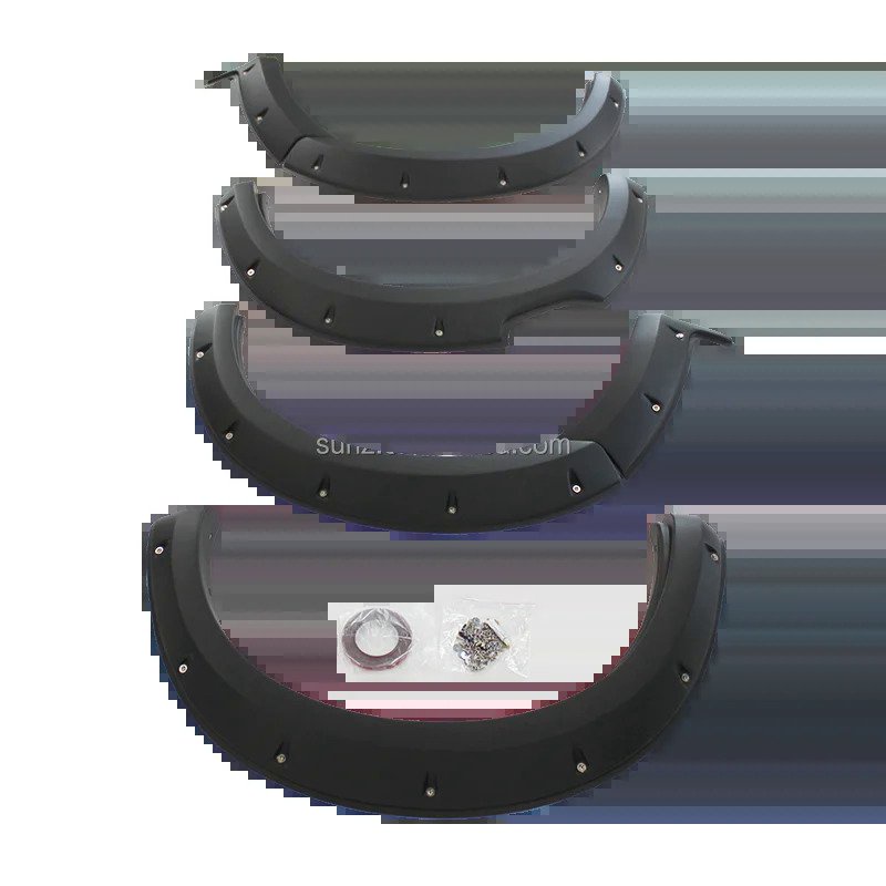 ABS MATTE BLACK FENDER ARCH FENDER FLARE BOLTS FOR Isuzu DMAX NEW 2021