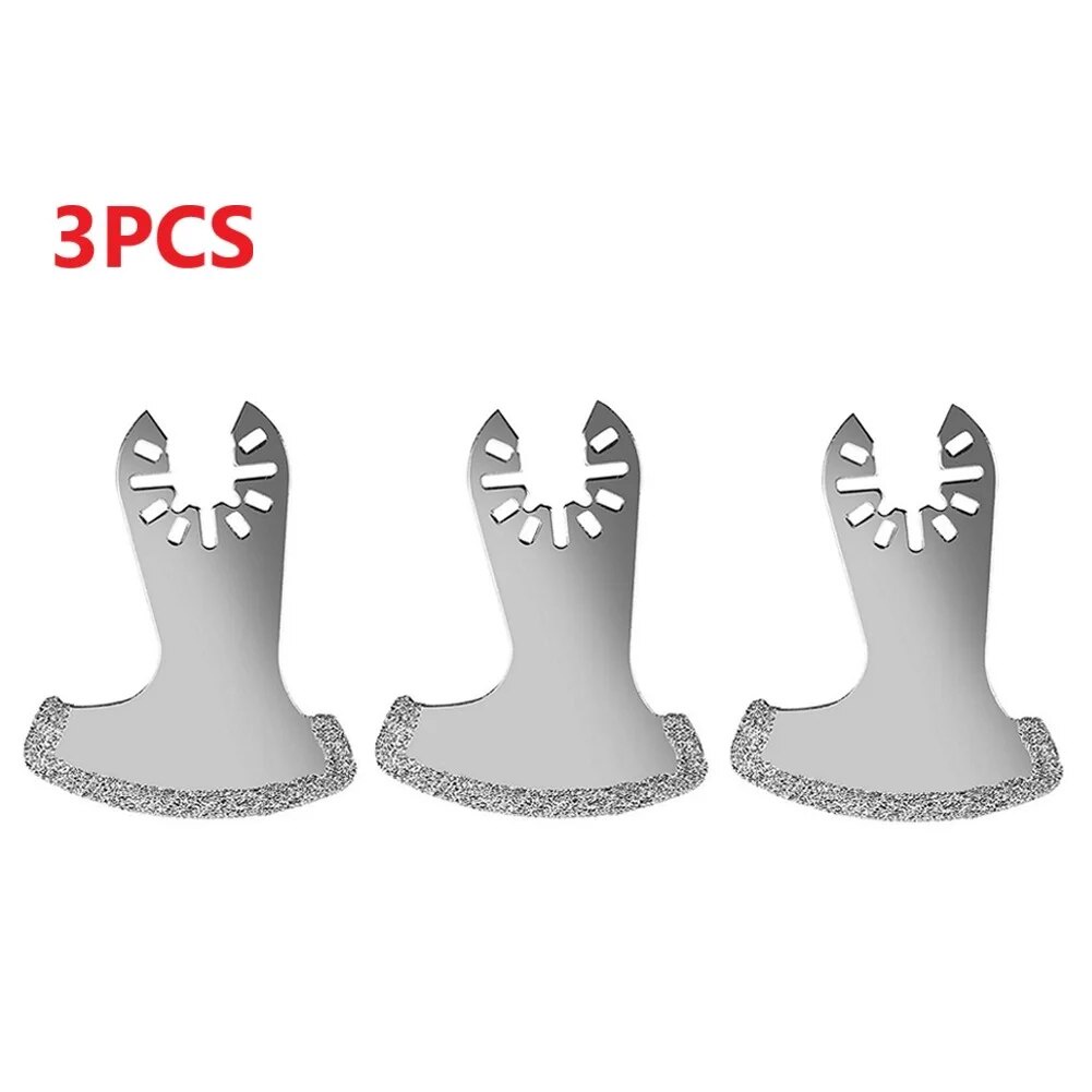 3pcs Oscillating Multi Tool Swing Diamond Cutting Saw Blades For Grout