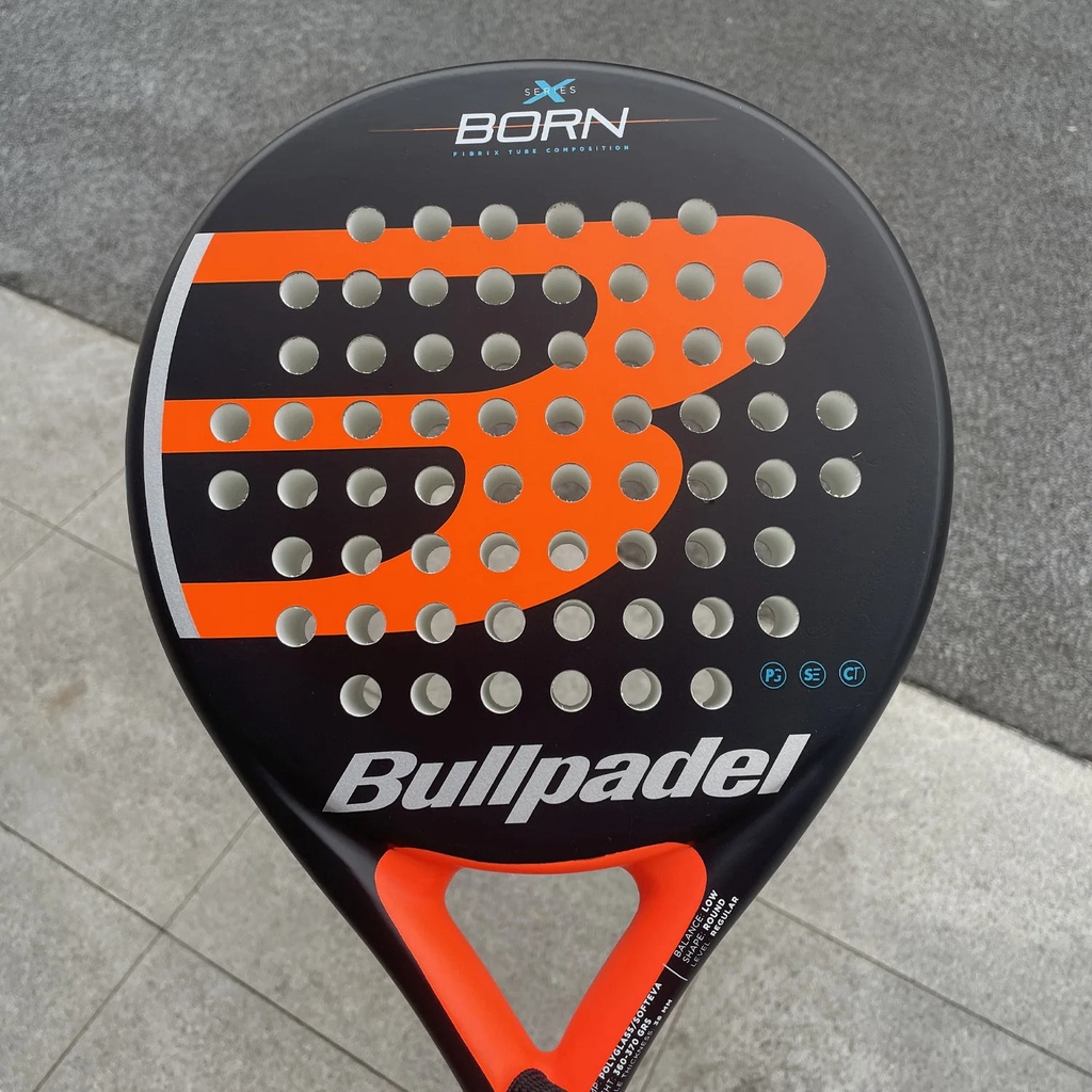 BORN Padel Racket Carbon Fiber Round Shape for Beginner Raquette