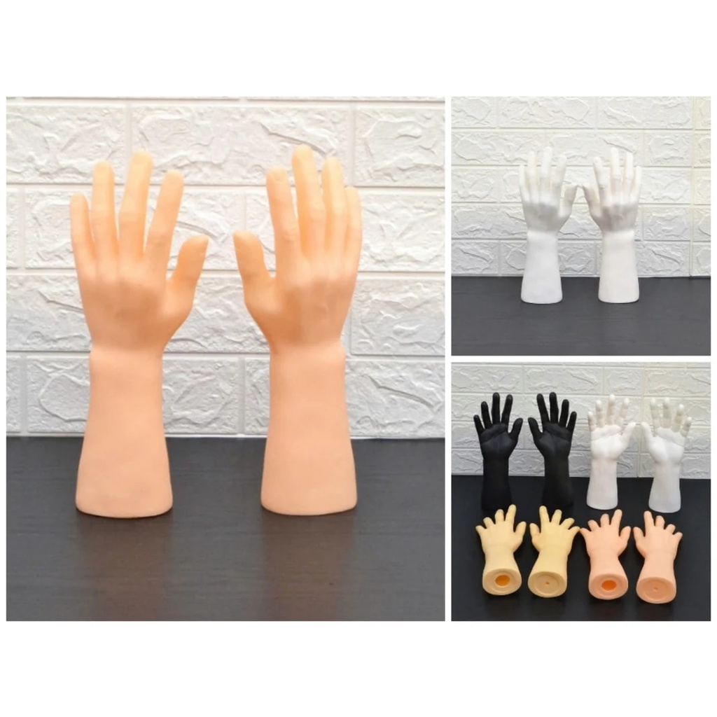 432 One Pair Realistic Male Mannequin Dummy Hands,Manikin Hand For ...