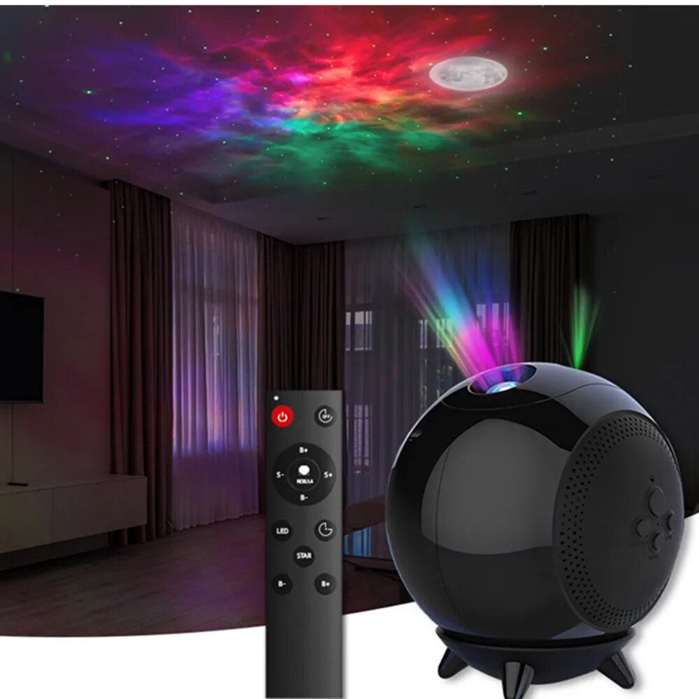 65y Led Star Projector Nebula Galaxy Projector With Remote Timer 360 