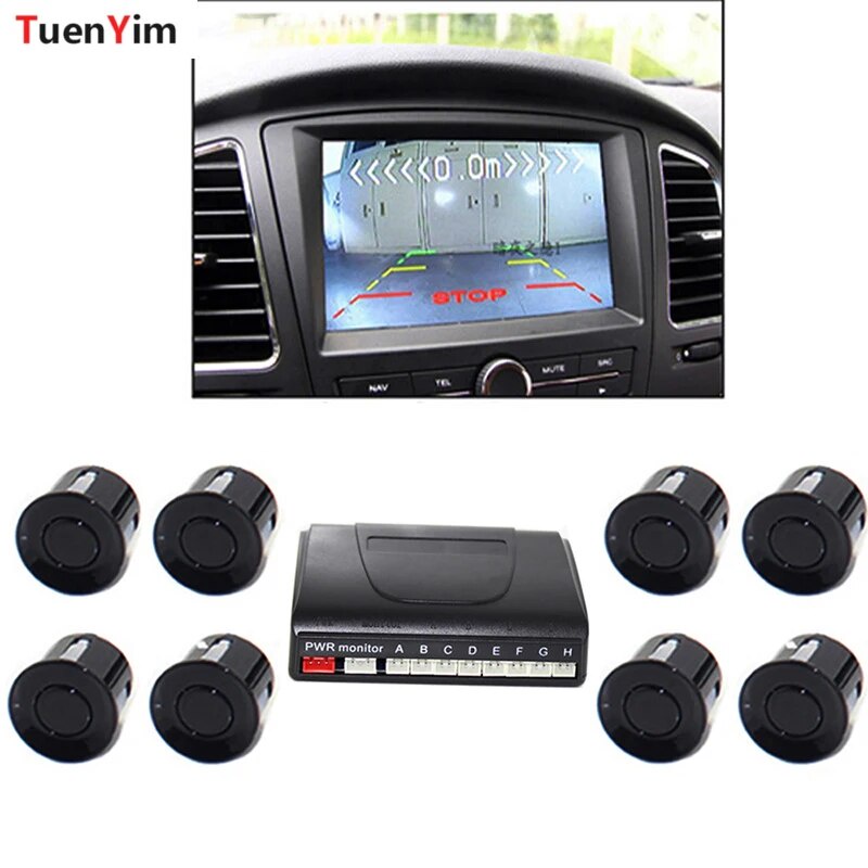 24r Parktronics Car parking sensors 4/6/8 Radars Alarm Probe detector