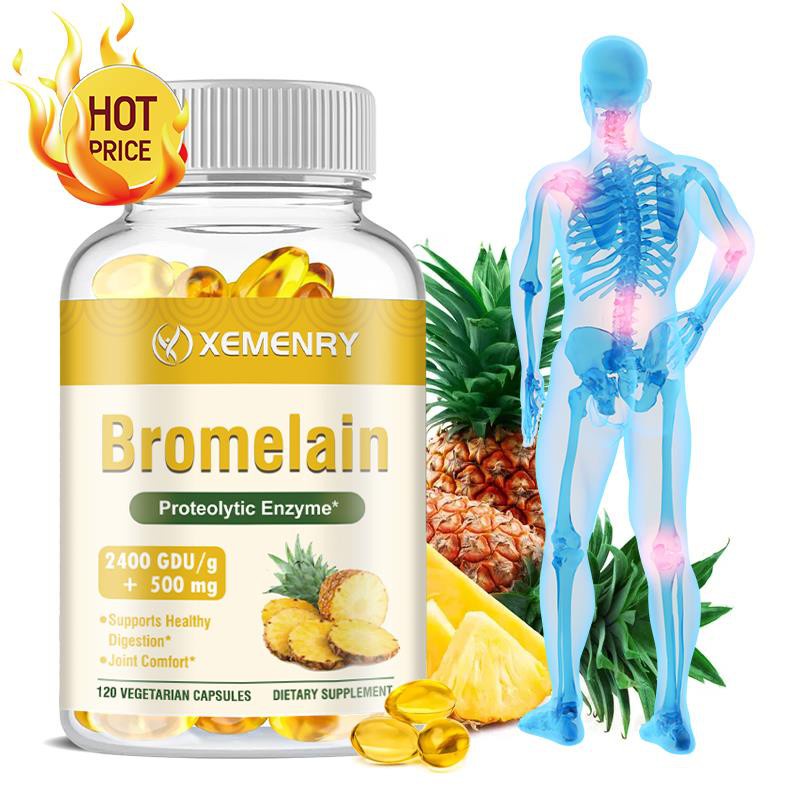 Bromelain purong bromelain enzyme extract sumusuporta sa panunaw at
