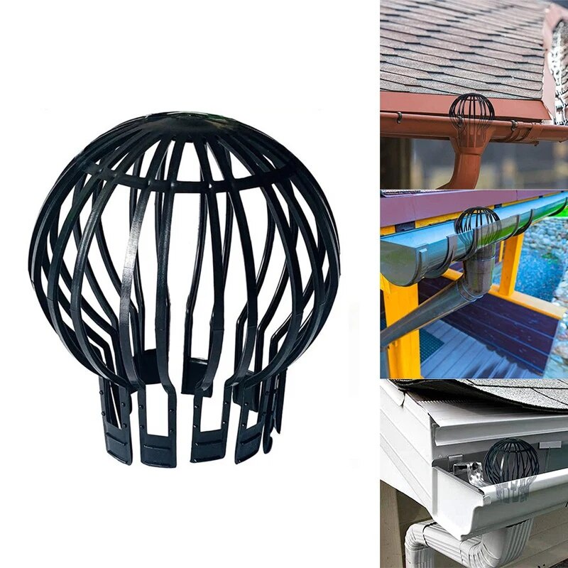 08Z Downpipe Filter Plastic Roof Gutter Balloon Guard Filters for Most