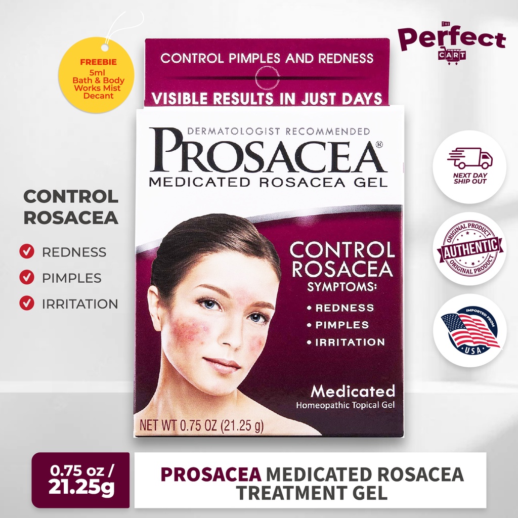 Prosacea Medicated Rosacea Treatment Gel 075 Oz Shopee Philippines 0852