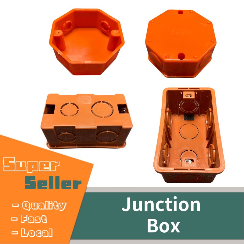 Heavy Duty Pvc Orange Junction Box Utility Box Junction Box Cover HighQuality For Electrical