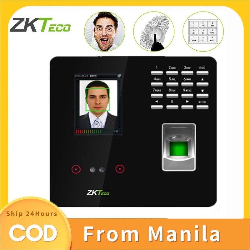 ZKTeco Biometrics Face Fingerprint Recognition Attendance Machine Clock