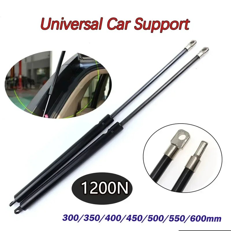 Gas Springs, 2 stks 450N / 750N / 1000N / 1200N 36cm Gasstruts Bonnet Hood Tailgate Shock Lift Strut Ondersteuning Opslag Bed Gas Spring Car Bus RV, YLLLY-6686. (Color : 1200N-120kg