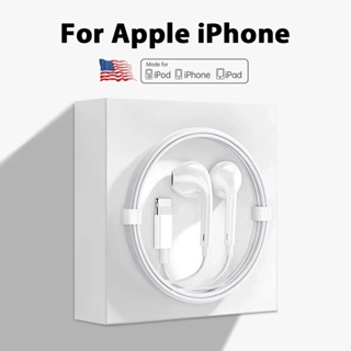 Genuine Apple Lightning EarPods For iPhone 7 8 X XS 11 Max Headphones  EarPhones