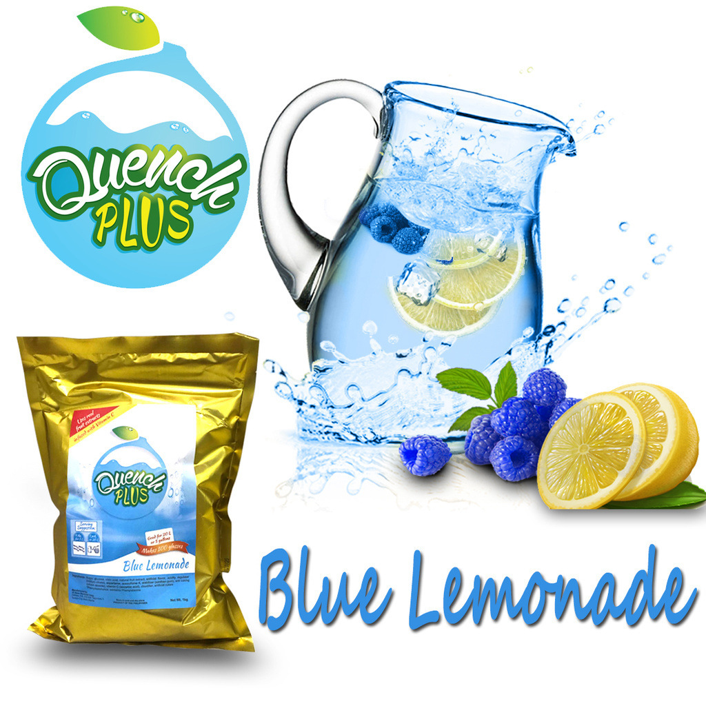 2024 1KG JUICE BLUE QUENCH POWDER PLUS LEMONADE Shopee Philippines