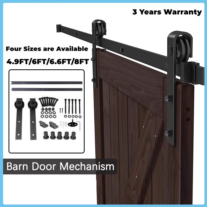 1set Barn Door Slide Track Barn Door Guide Sliding Rail Close Slides ...