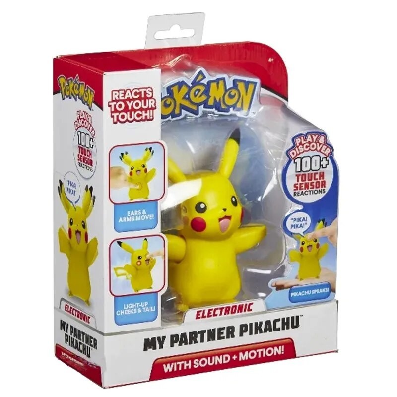 Genuine Pokemon Intelligent touch sound and light toys Cute Pikachu ...
