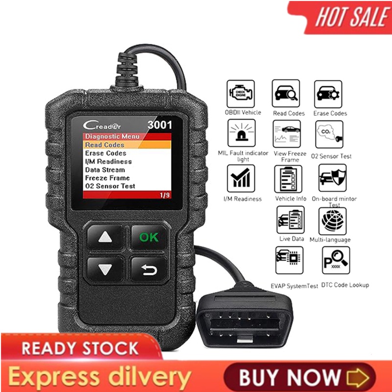 2024 Update LAUNCH Lifetime All diagnostic OBD2 for reader Free 3001 ...