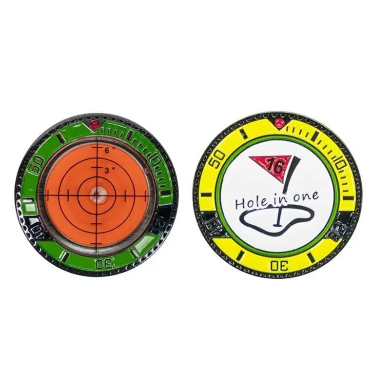 Golf Hat Clip Golf Ball Marker Green Reader High Precision Golf Slope