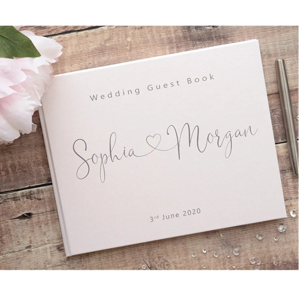 Personalized Wedding Journal Unique Wedding Guest Book Ideas Book ...