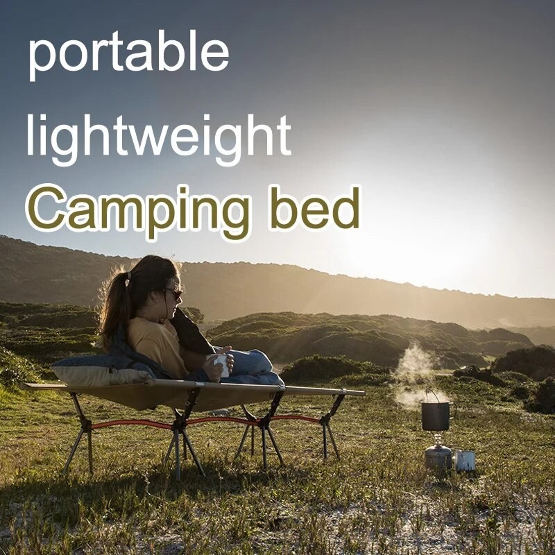 ☬190*65*38cm New Outdoor ultralight portable folding bed camp bed