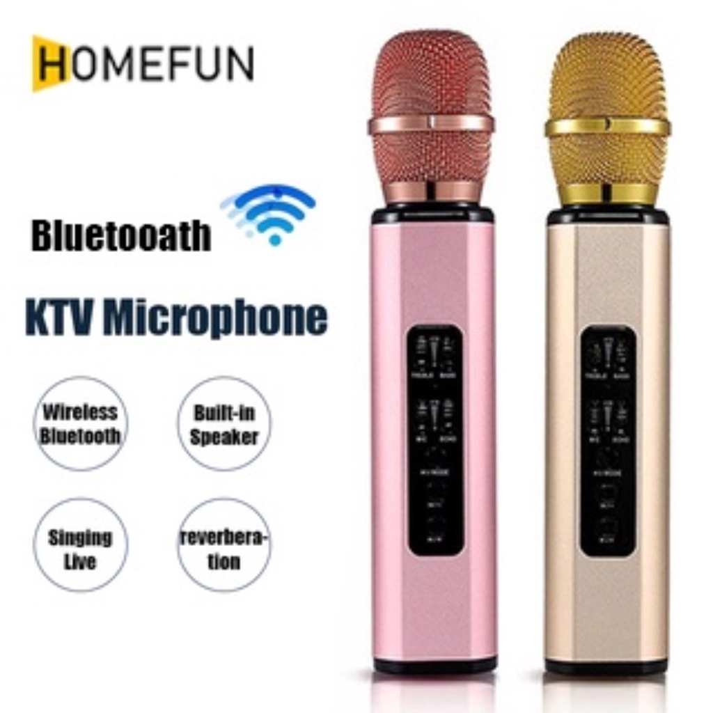 2024 Hot Player Wireless Microphone Singing K6 Bluetooth Karaoke
