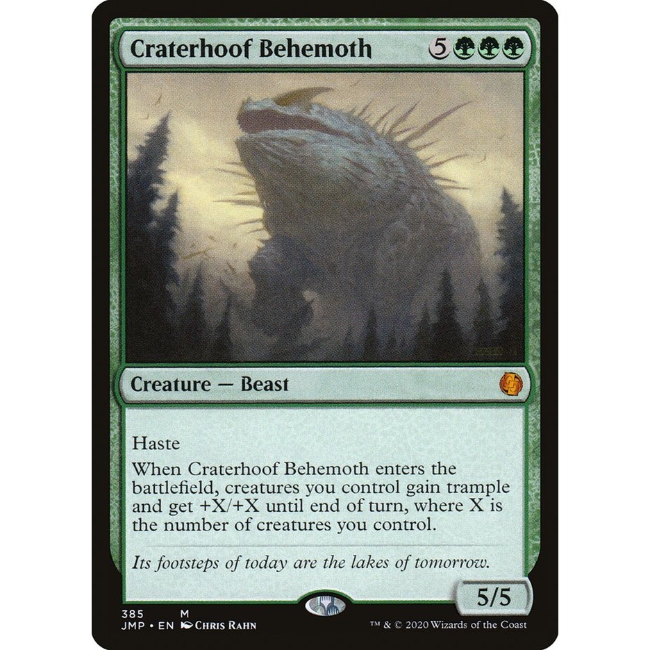 MTG Proxy Card - Craterhoof Behemoth | Jumpstart (JMP) | Shopee Philippines