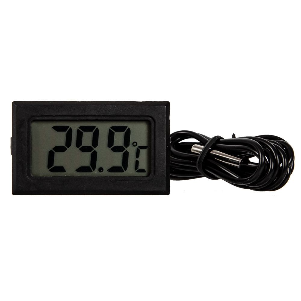 Fy Mini Lcd Digital Thermometer Aquarium Car Water Bath Temperature Tester Detector Monitor