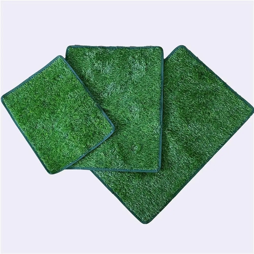 ♥Dog Grass Pee Pad Arificial Grass Patch for Potty Tray Fake Grass Tuf