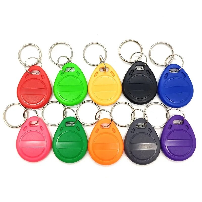 10pcs EM4305 T5577 125KHz RFID Rewritable Tag Key Fob Copy Cards ...