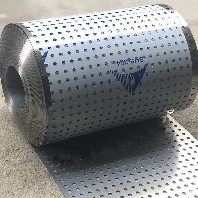 1meters length Non rusting stainless steel 304 perforated metal backing