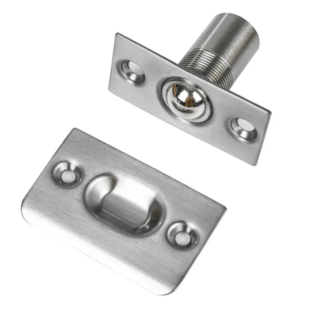 유Roller Latch Door Catch Adjustable Parts Replacement Rust Proof Silver ...