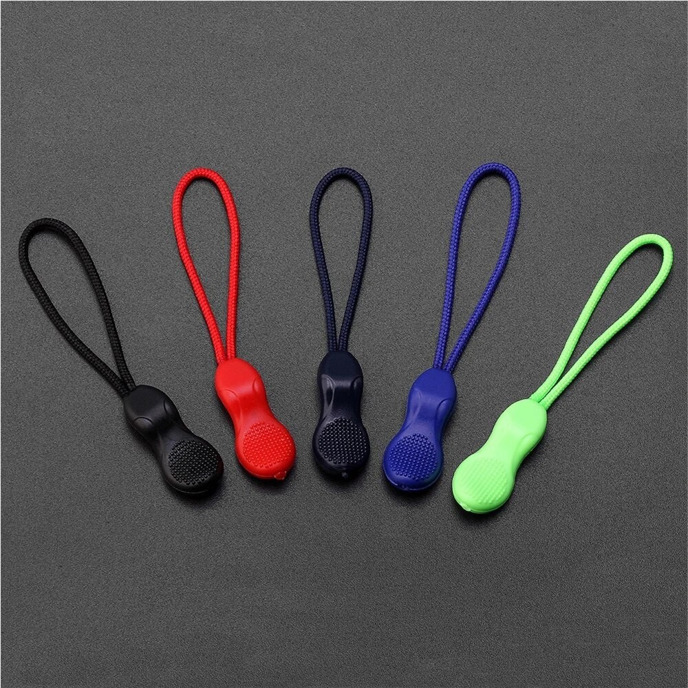 10Pcs Calabash Head Zipper Puller Clothing Plastic Zipper Head Compact ...