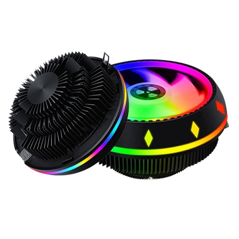 EZIQ AIO 3pin Heat Pipes Heatsink 120mm 90mm pc case Fan ARGB RGB CPU ...