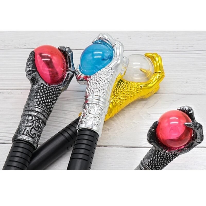 43F Dragon Claw Cane Egyptian Staff Scepter Pimp Cane King Scepter for Halloween Party Cosplay